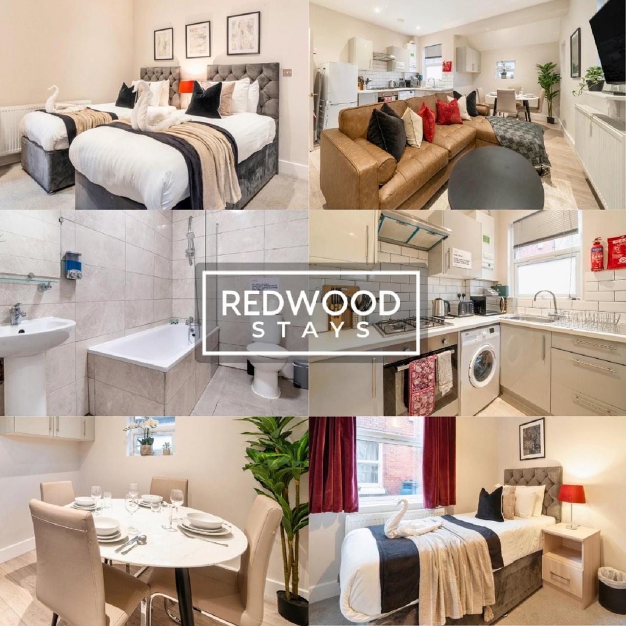 Newly Refurbished Everest Lodge Serviced Apartments For Contractors & Families, Free Wifi & Netflix By Redwood Stays Farnborough  Dış mekan fotoğraf